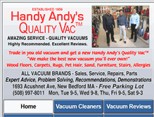 Tablet Screenshot of handyandys.com